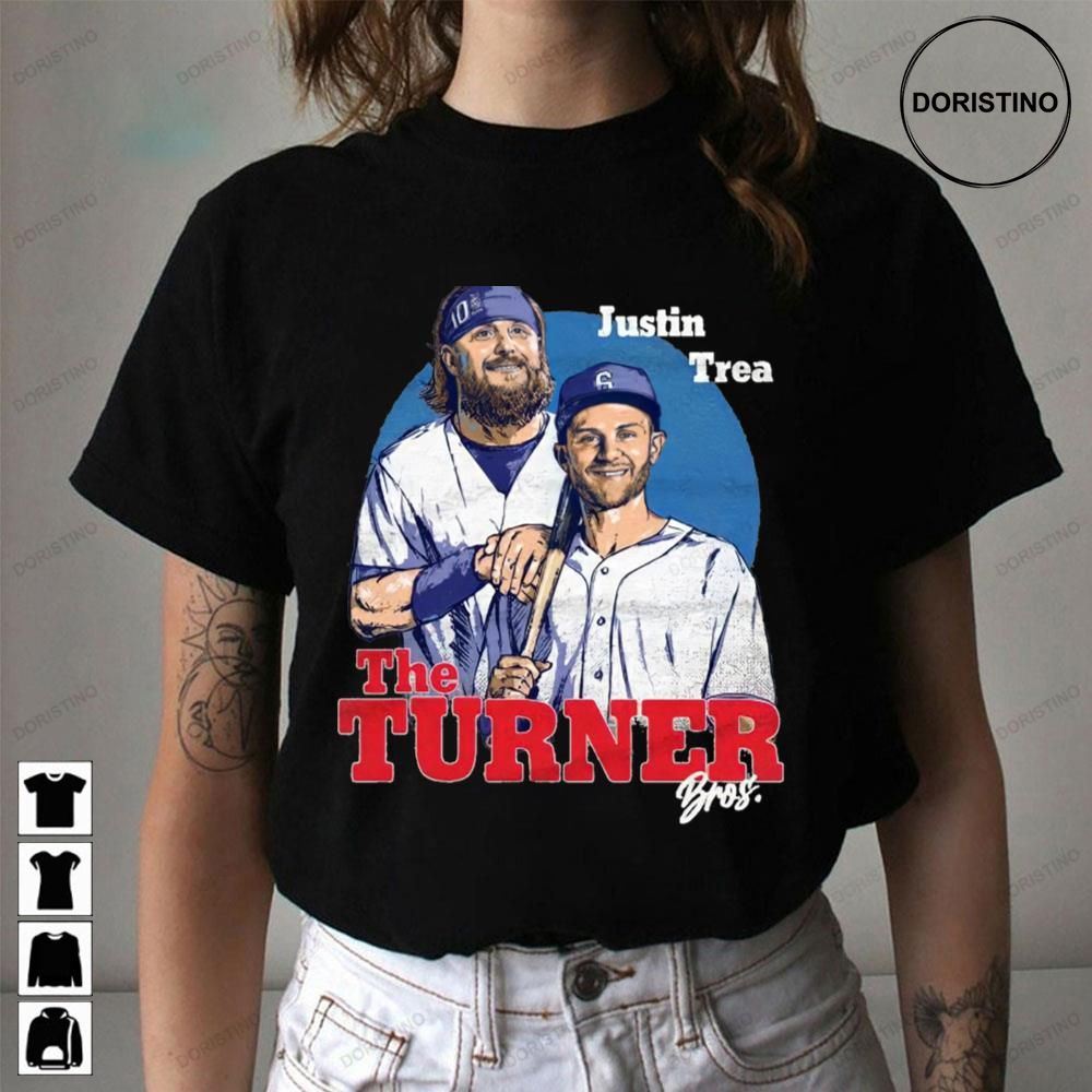 Trea Turner And Justin Turner Baseball Limited Edition T-shirts